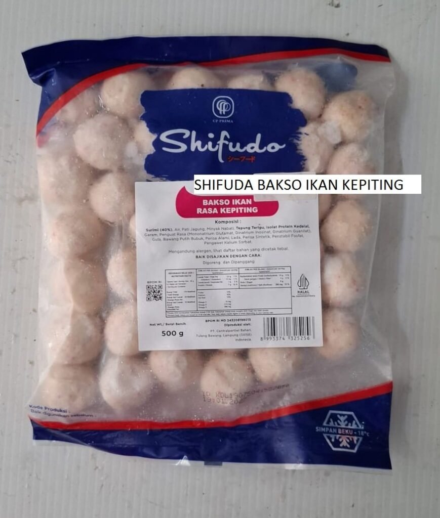 SHIFUDA BAKSO IKAN RASA KEPITING 500G